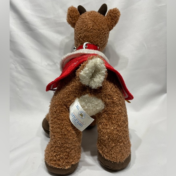 BAB Build A Bear Workshop Rudolf the Red-Nosed Reindeer great condition - Picture 2 of 11